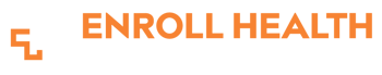 Enroll-Health-Technology-Horizontal-white-Orange